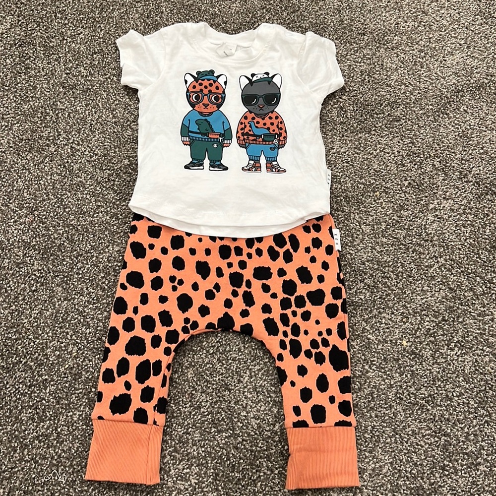 Baby Hux Cat Set.6-12 month.